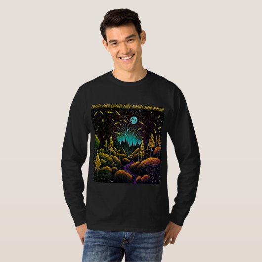 Een bos t-shirt (Voorkant volledig)