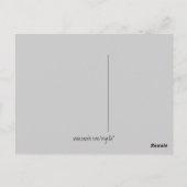 één bosbes briefkaart (Achterkant)