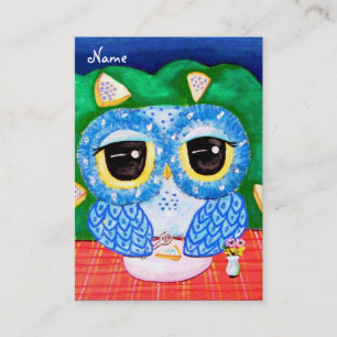 Een bosbes nacht visitekaartje