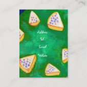 Een bosbes nacht visitekaartje (Achterkant)