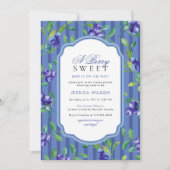 Een bosbessen zoet Baby shower Kaart (Voorkant)