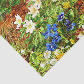 Een bosgrond met annemonen en Violet Tissuepapier (Detail)