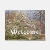 Een boskerst van Gary Poling Deurmat (Voorkant)