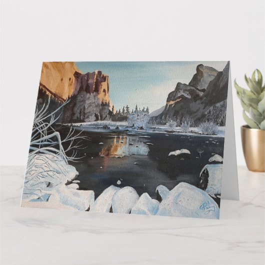 Een boskerst van Gary Poling Kaart (Kleine Plant)