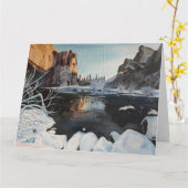 Een boskerst van Gary Poling Kaart (Gele Bloem)