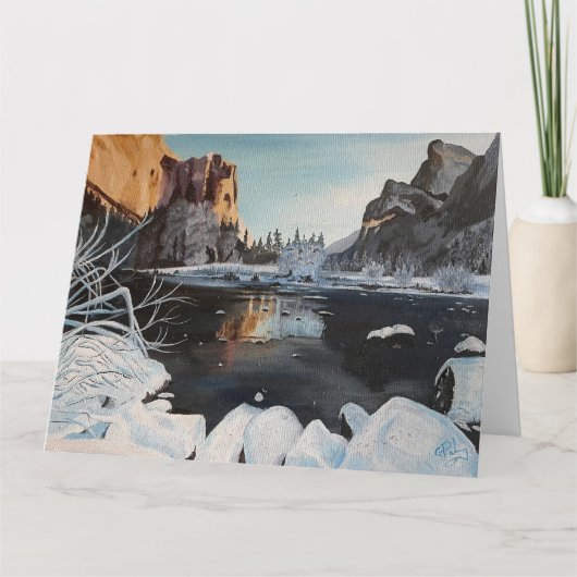 Een boskerst van Gary Poling Kaart (Voorkant)