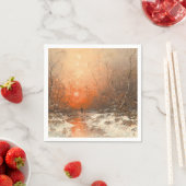 Een bospad met Hunter bij zonsondergang Servet (Insitu)