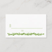 Een bosrijke elegantie | Bruiloft Vine Plaats Kaar Plaatskaartje (Voorkant)