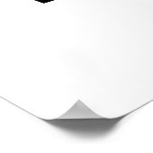 Een botanisch monogram. Letter-initiaal met pinda' Poster (Hoek)