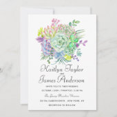 Een bouquet cacti - Wedding Kaart (Voorkant)