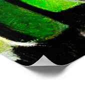 Een bouquet mooie bloemen in een moderne stijl poster (Hoek)