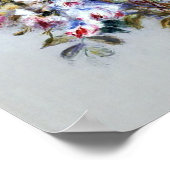 Een Bouquet Rozen van Renoir Print (Hoek)