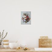 Een Bouquet Rozen van Renoir Print (Keuken)