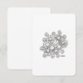 Een Bouquet van glimlachen: Hallo, bedankt - Flat  (Voorkant / Achterkant)