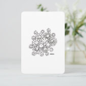 Een Bouquet van glimlachen: Hallo, bedankt - Flat  (Staand voorkant)