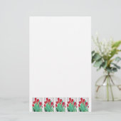 Een Bouquet van Rode Tulpen Briefpapier (Staand voorkant)