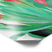 Een Bouquet van Rode Tulpen Foto Afdruk (Hoek)