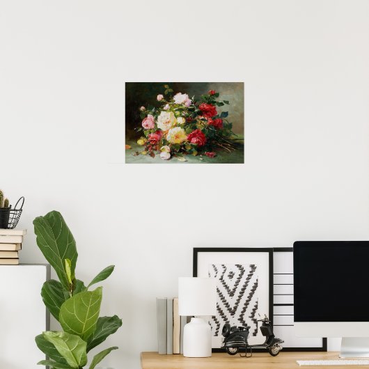 Een Bouquet van Rozen Poster (Thuiskantoor)