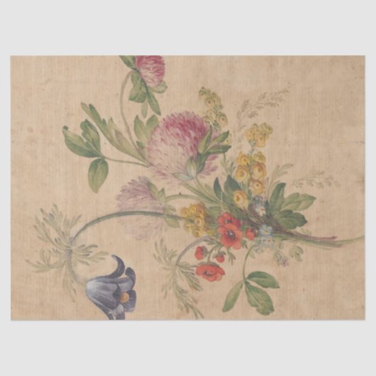 Een Bouquet Wilde Flowers van Henryka Beyer Tissuepapier (Voorkant)