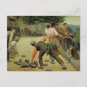 Een 'Bourleges' in Vlaanderen, 1911 Briefkaart