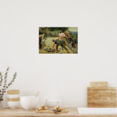 Een 'Bourleges' in Vlaanderen, 1911 Poster (Keuken)