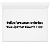 EEN BOUW VAN "TULIPS" VOOR MIJN FAVORIETE "TWEE LI (Binenzijde Horizontaal (Onderkant))