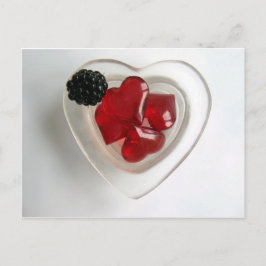 Een Bowl hart en een Blackberry Briefkaart
