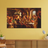 Een Boyar Wedding Feast door Konstantin Makovsky 1 Canvas Afdruk (Insitu (Woonkamer))