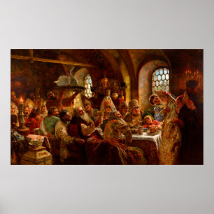 Een Boyar Wedding Feast door Konstantin Makovsky 1 Poster
