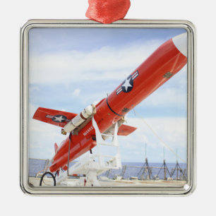 Een BQM-74E Chukar-drone klaar voor introductie Metalen Ornament