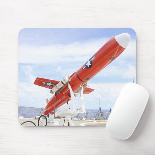 Een BQM-74E Chukar-drone klaar voor introductie Muismat (Met muis)