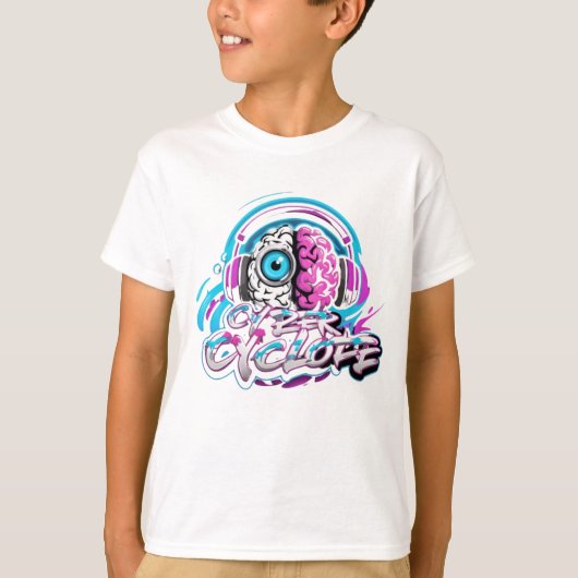 Een brain design T-Shirt voor kinderen.beste T-shi (Voorkant)