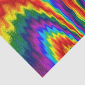 Een brand in een regenboog tissuepapier (Detail)