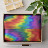 Een brand in een regenboog tissuepapier (Geschenk)