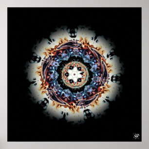 Een brandring poster