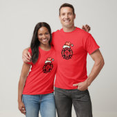 Een brandweerman kerstman t-shirt (Unisex)