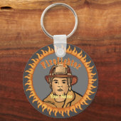 Een brandweerman sleutelhangers (Voorkant)