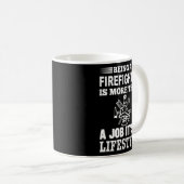 Een brandweerman zijn is meer dan een baan, het is koffiemok (Voorkant rechts)