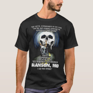 Een BRANSON MO-Man nooit onderschatten T-shirt