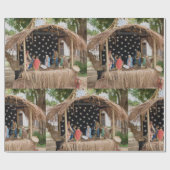 Een Braziliaanse Creche, de Nativiteit. Cadeaupapier (Vlak)