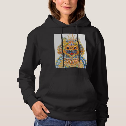 Een brede gegiste kat, Louis Wain Hoodie (Voorkant)