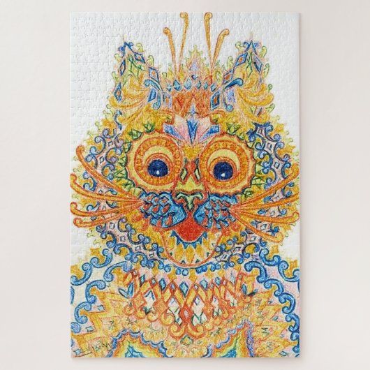 Een brede gegiste kat, Louis Wain Legpuzzel (Verticaal)