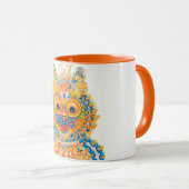 Een brede gegiste kat, Louis Wain Mok (Voorkant rechts)