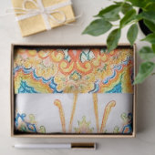 Een brede gegiste kat, Louis Wain Tissuepapier (Geschenk)