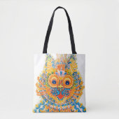 Een brede gegiste kat, Louis Wain Tote Bag (Voorkant)