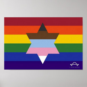 Een breder Poster voor brugvlaggen