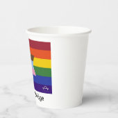 Een bredere brug vlag papieren bekers (Links)