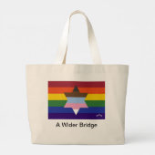 Een bredere Canvas tas voor brugvlaggen (Achterkant)