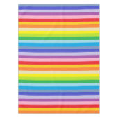 Een bredere spectrumregenboogstrips tafelkleed (Voorkant)