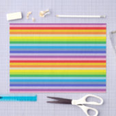 Een bredere spectrumregenboogstrips tissuepapier (Craft)
